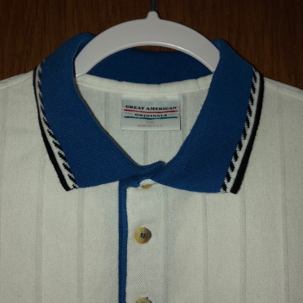 Great American Originals Men’s White Polo Shirt